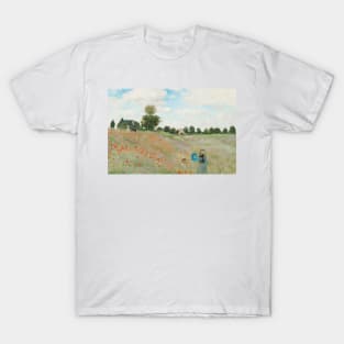 The Poppy Field near Argenteuil T-Shirt